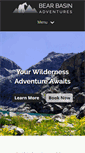 Mobile Screenshot of bearbasinadventures.com